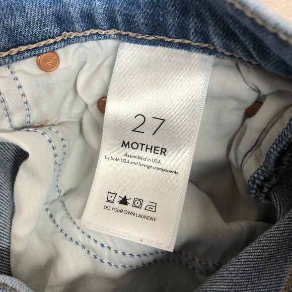 MOTHER The Tomcat High Rise Straight Leg Jeans Ladies Size 27 ** - Picture 5 of 5
